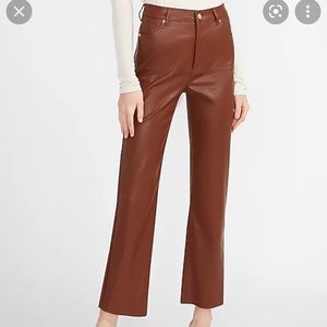 Express High Waisted Vegan Leather Pants